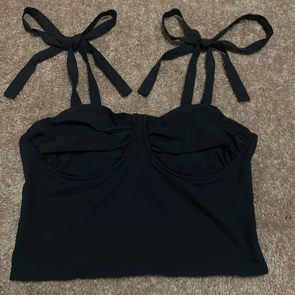 Kendall & Kylie Corset Bow Top